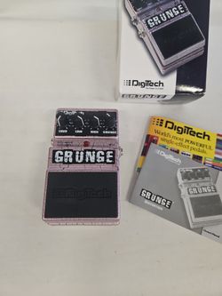 DigiTech Grunge Distortion Guitar Pedal w/ Box C8592