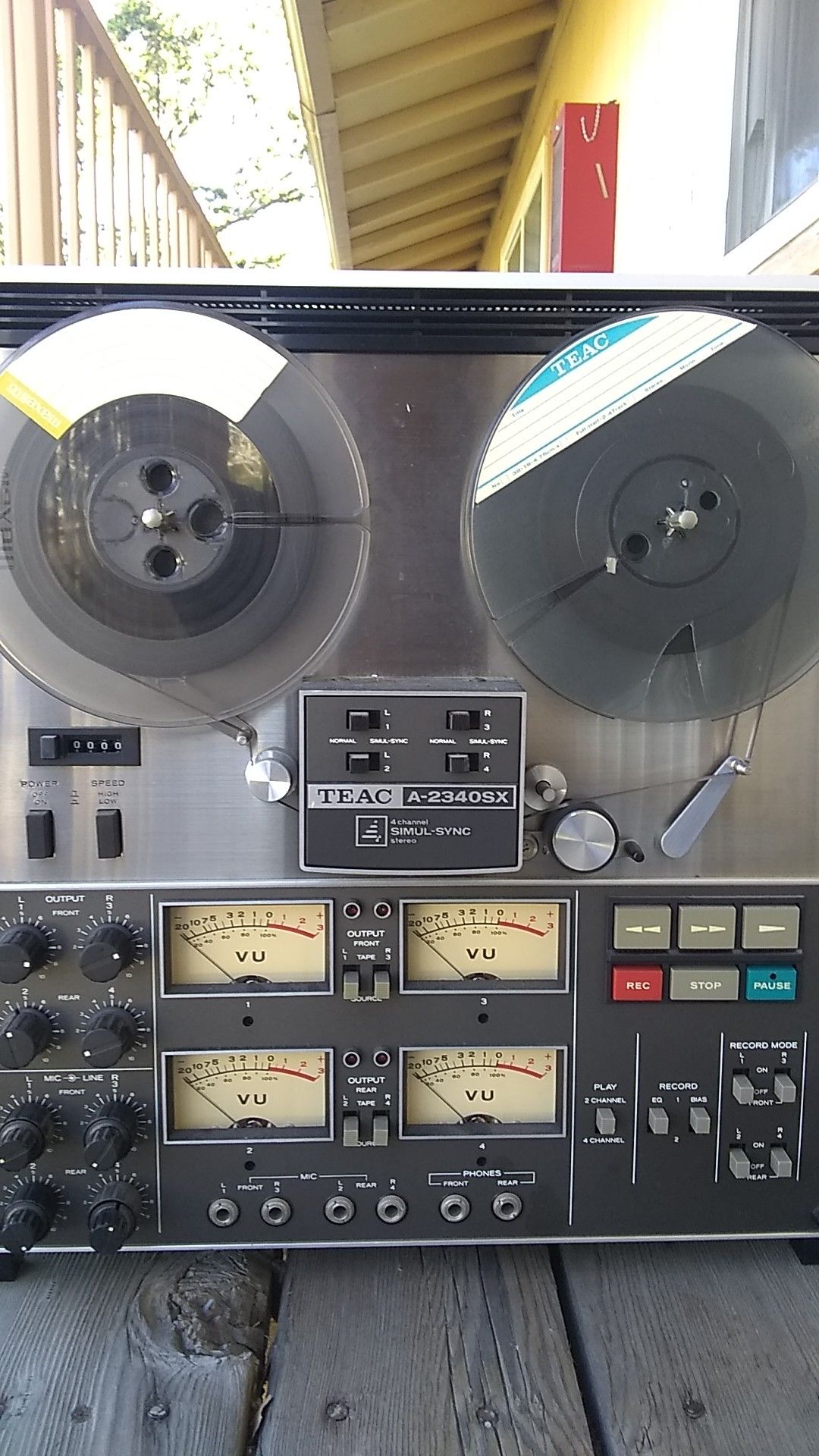 TEAC A-2440SX 4 track reel to reel