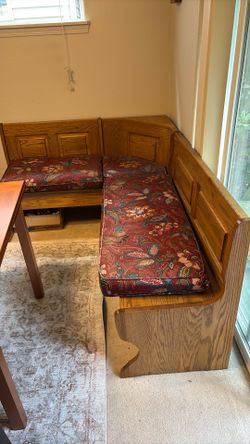 Vintage Corner nook dining set