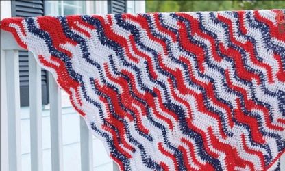 American flag blanket
