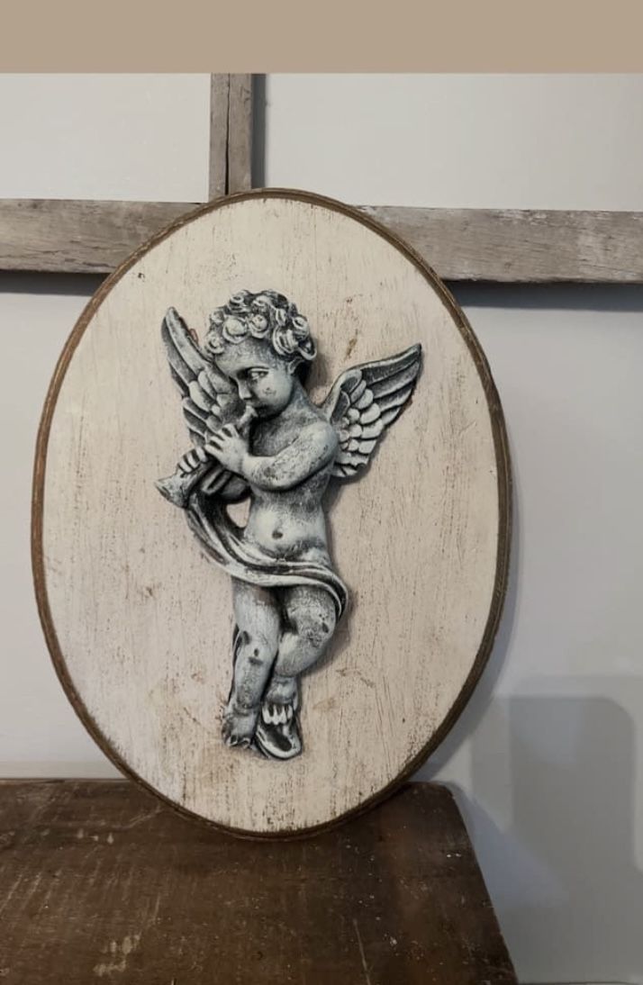 Cherub Wall Decor Or Table Display