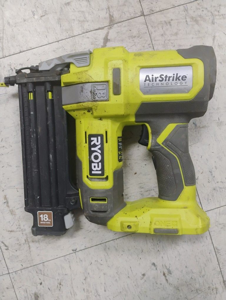 Ryobi ONE+ HP 18V 18-Gauge Brushless Cordless AirStrike Brad Nailer (Tool Only)