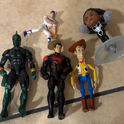 Action Figures Take All For 3.00 Superman Woody Rangers 