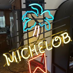 Vintage Neon Beer Light 