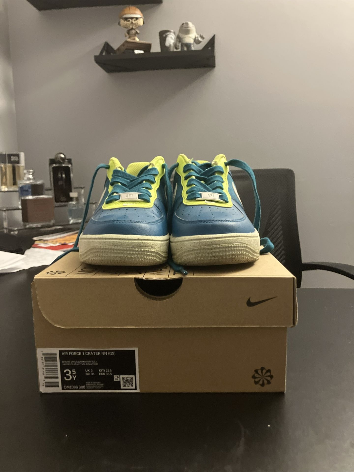 Size 3.5 (GS) Nike Air Force 1 Crater Next Nature