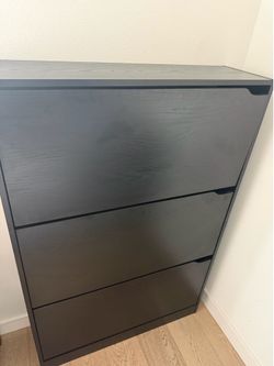 Slim tall shoe shelf