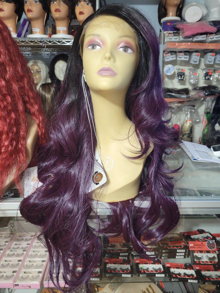 Biz#21, Synthetic Lace Front & Heat Safe Wig.