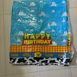 Toys Story Birthday Table Cover