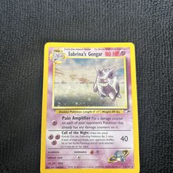 Pokemon Sabrina Gengar NM