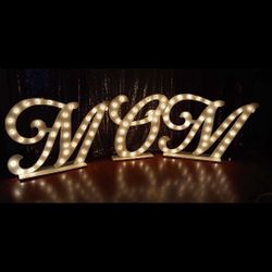 Mom Marquee Letters 