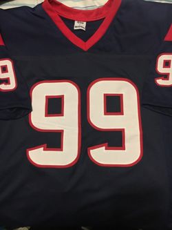 J J Watt size large jersey/stitched down name & numbers