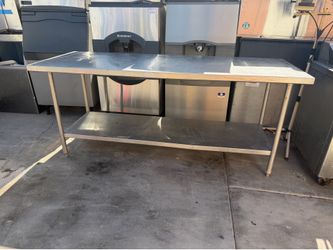Stainless steel table