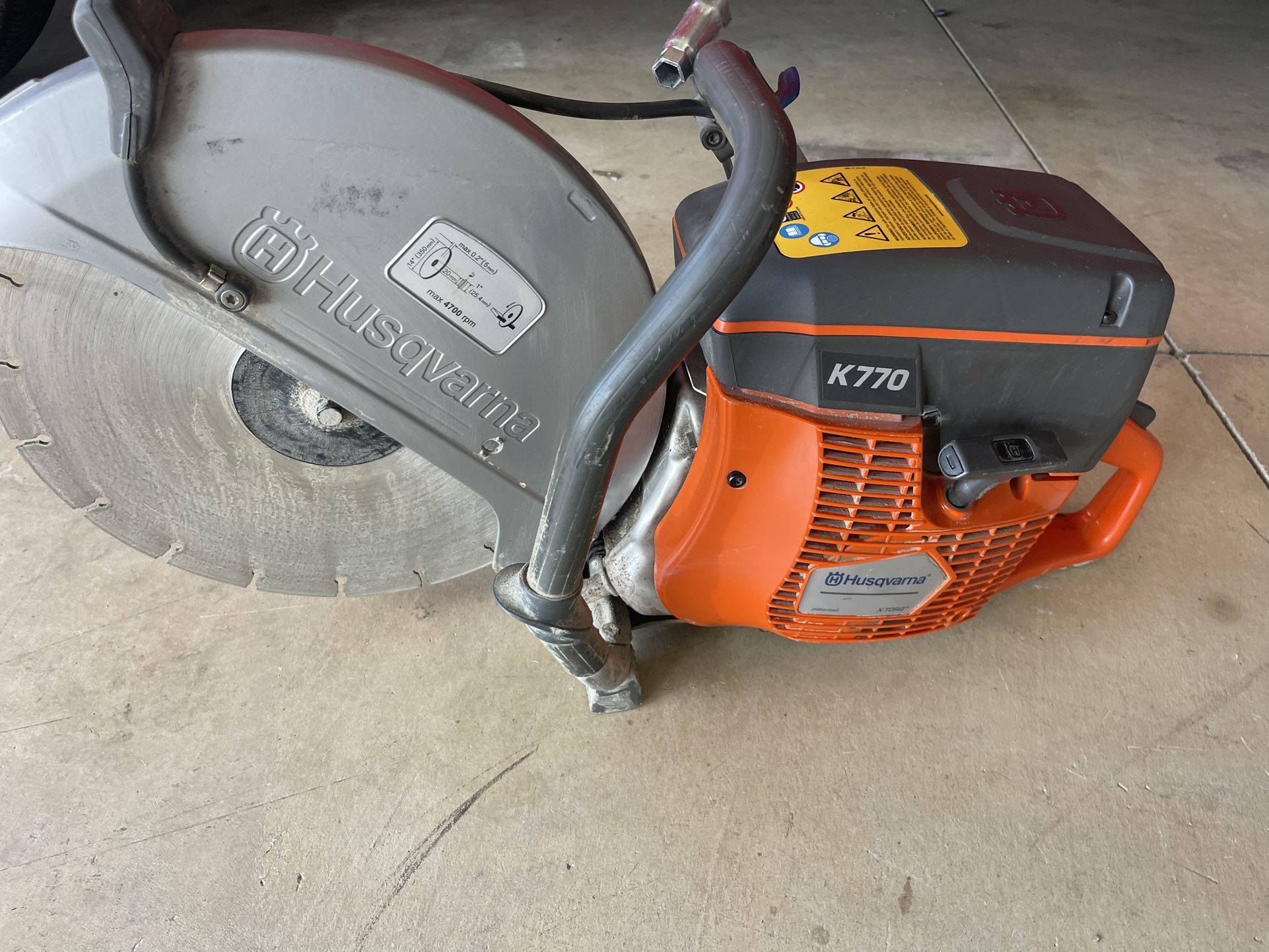 Husqvarna k770 Quickie Saw