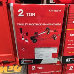 2 TON floor Jack With 2 Stands ,New, Financing Available 