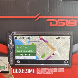 DS18 MULTIMEDIA RECEIVER 6.9” DOUBLE DIN 