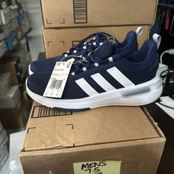 New Adidas Mens Racer TR23 Navy Size 7.5