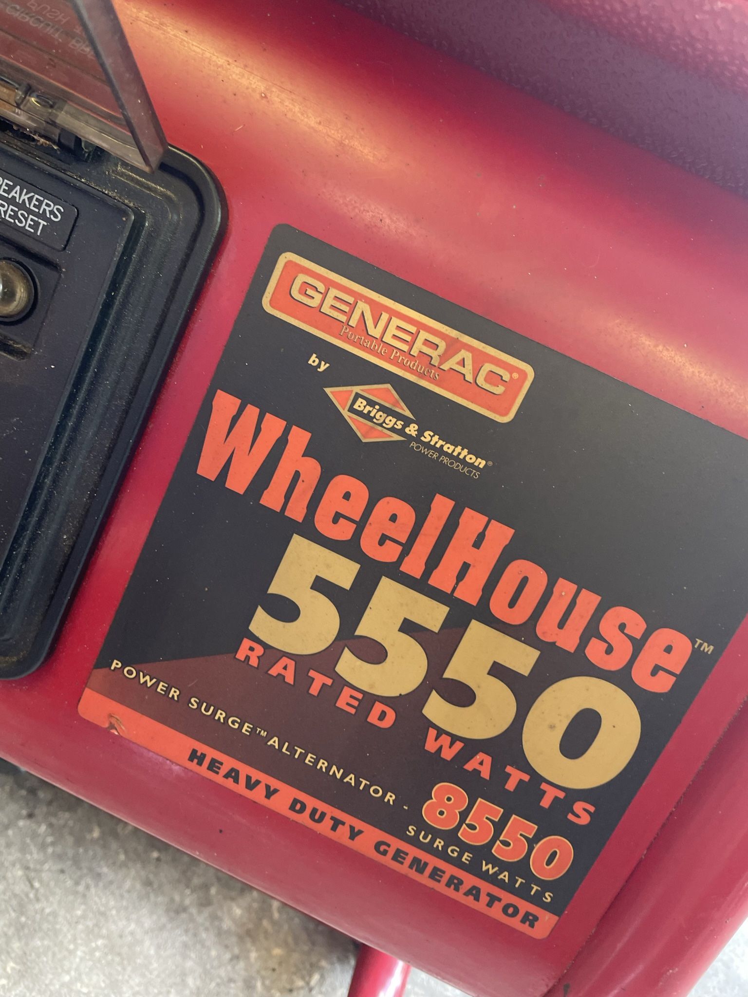 Generator in great condition 5500 W