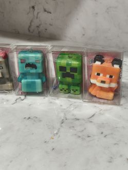 Minecraft Mini Figure Keychains Set of 6