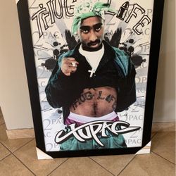 Tupac Framed Picture