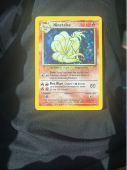 Ninetales vintage pokemon 12/102