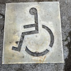 ADA Stall Stencil