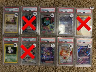 Pokemon Cards - PSA Graded Slabs