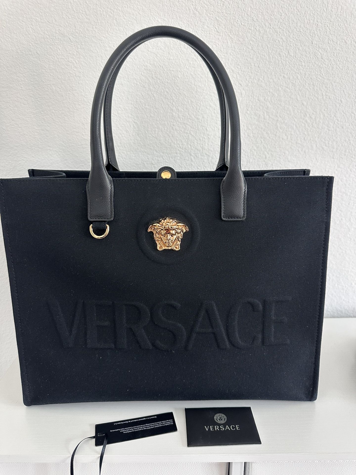 Versace Medusa Tote (Large) — Perfect Condition