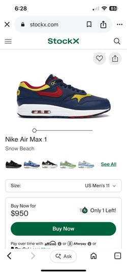 Air Max 1 Snow Beach
