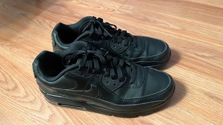 Nike Air Max 90 All-Black Leather Sneakers