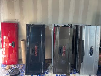 Beds, tailgates, bumpers, doors, and forklifts