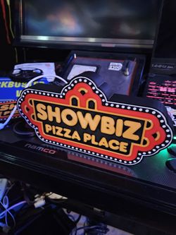 Showbiz Pizza Place Light up sign