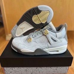 Nike Air Jordan 4 Retro SE Craft Photon Dust GS Size 7Y / 8.5 Womens Brand New 