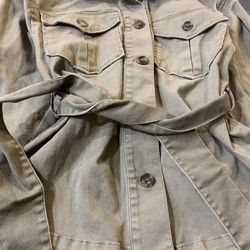 Women's Designer Boutique Army Green Soldier Jacket - NEW! Tags Still On!