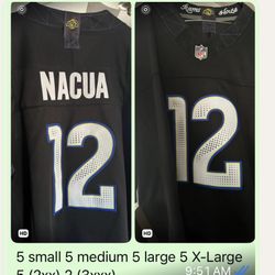 Rams Nacua Rivalry Jersey Small Thur 3xxx 