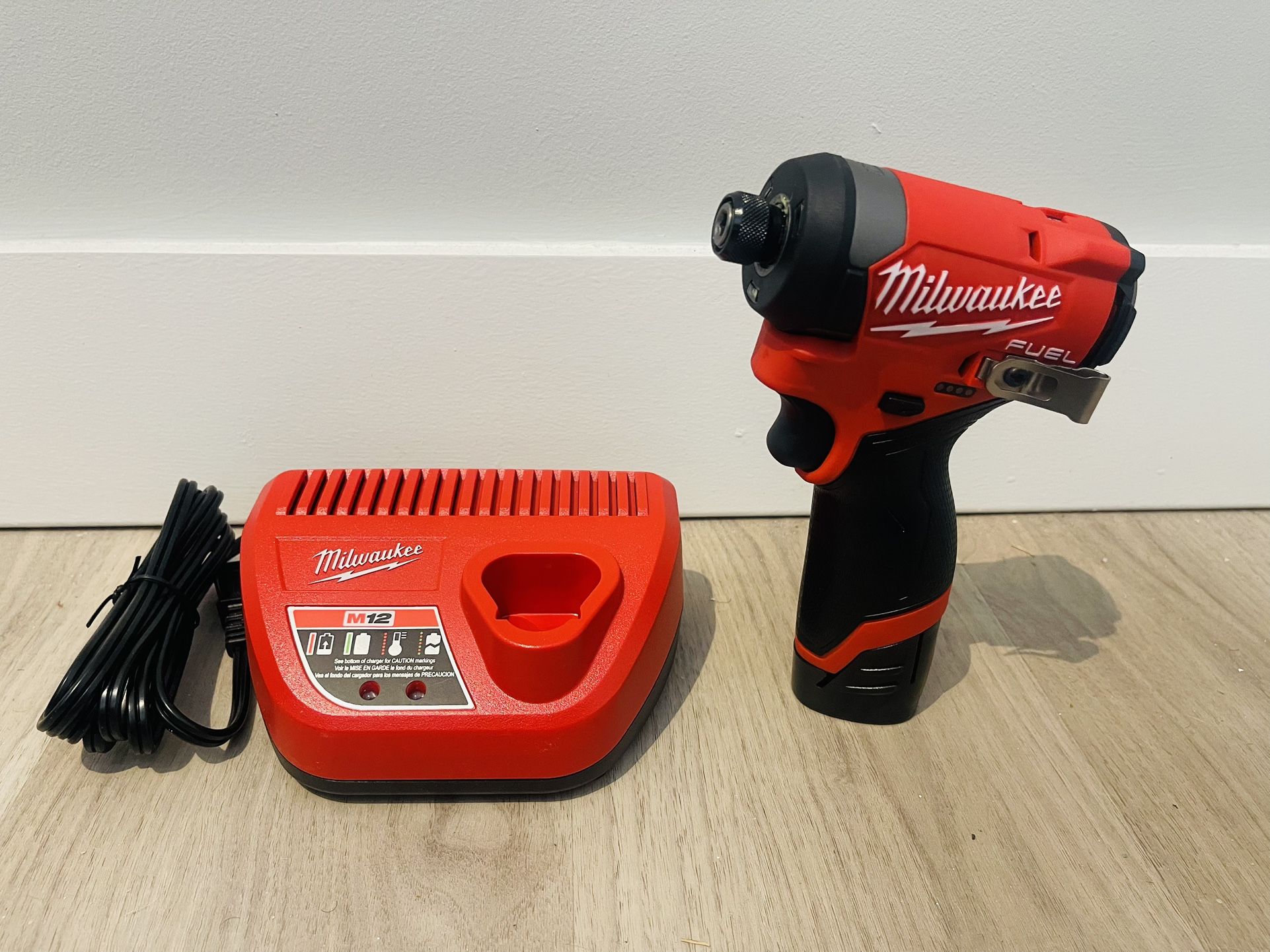 M12 FUEL 12V Lithium-Ion Brushless Cordless 1/4 in. Hex Impact Driver
