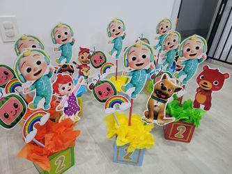 Cocomelon Center Pieces