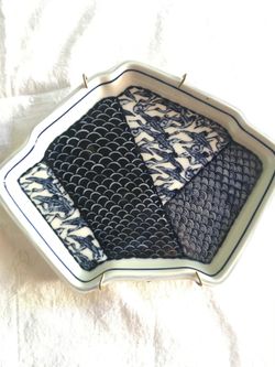 Decorative Crane Design Plate with wall mountain