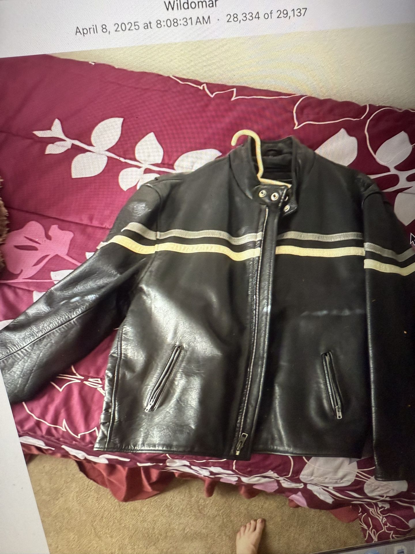 Men’s Jacket Leather Size 48