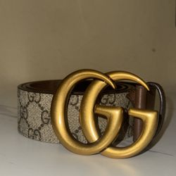 GG BELT WITH DOUBLE G BUCKLE