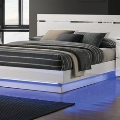 Queen Size Frame And Mattress 