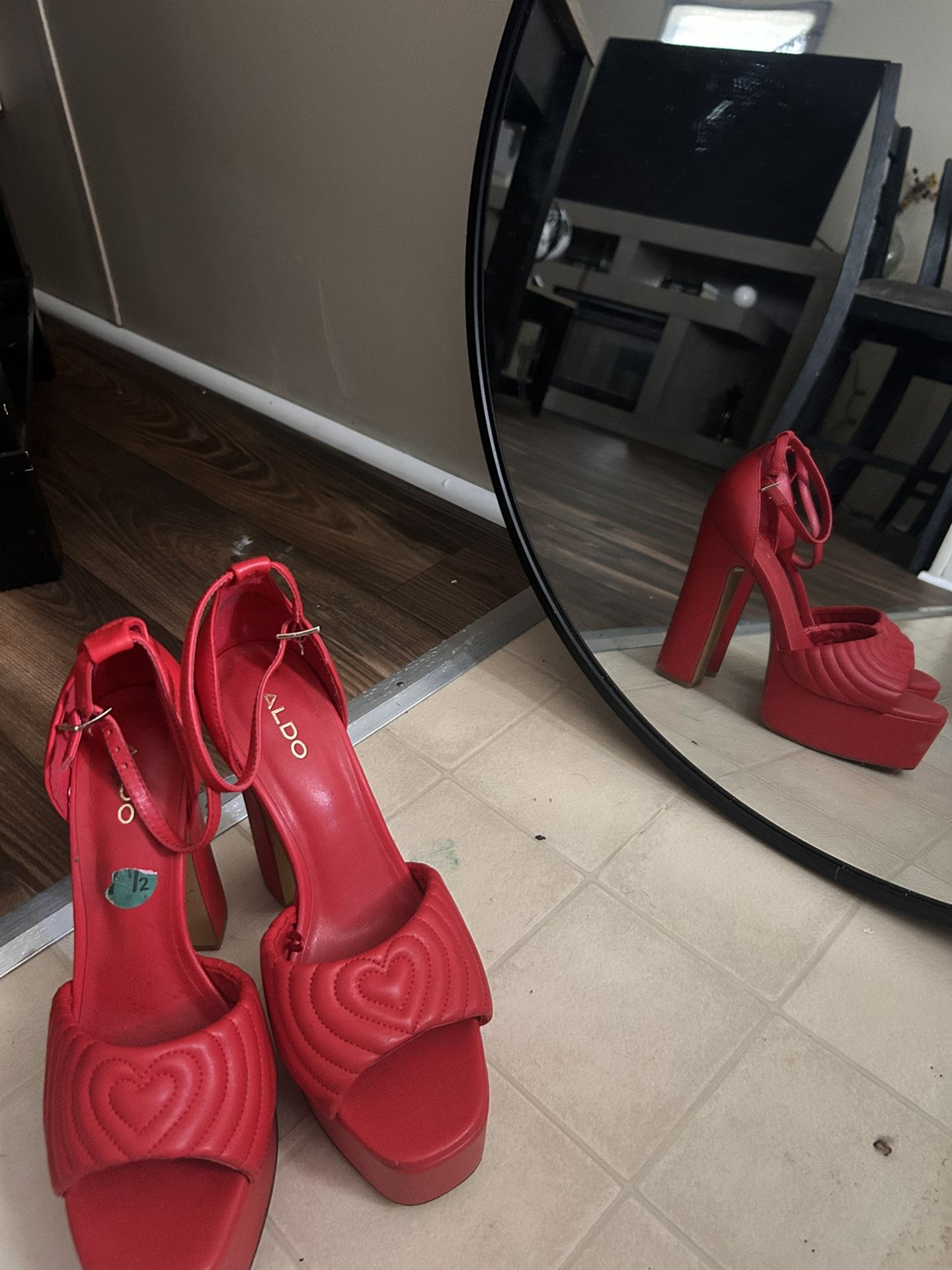 Aldo Red High Heels 