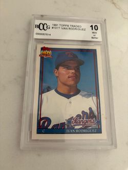 1991 Topps Ivan Rodriguez Rookie Card