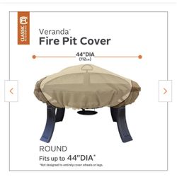 Veranda Round Fire Pit Cover- Brand New