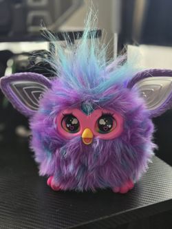Furby Blue Purple Talking Plush Interactive Electronic Toy 2023 Hasbro Works!