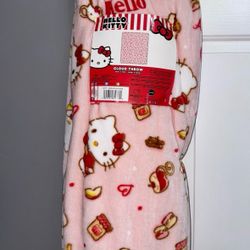 hello kitty apple cinnamon blanket 