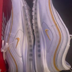 White And Gold Nike Air Max 97