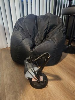 Bean Bag & Lamp