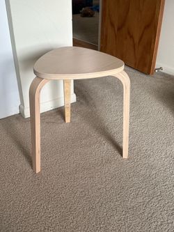 Wooden Stool - 3 Legged