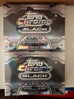 Topps Chrome Black Basketball 2026