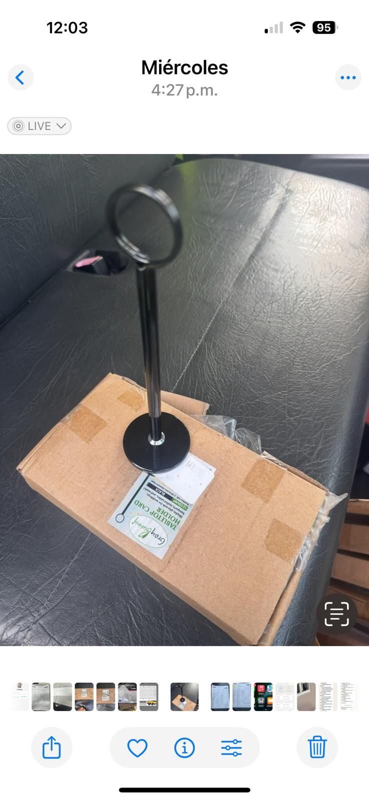 Tablet Card Holder 